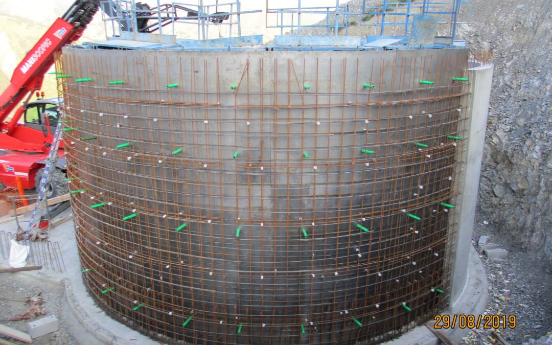 Réalisation d’un réservoir d’eau potable à Béranger (Commune des Belleville – 250 m³)