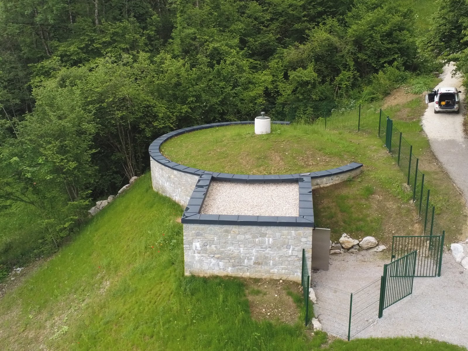 Création d’un réservoir d’eau potable à Marignier